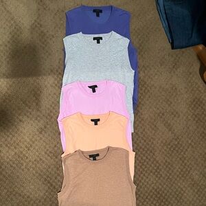 Vibrant Crewneck J. crew sweater vest GREY XS